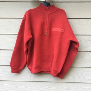 Patagonia red men sweater size L